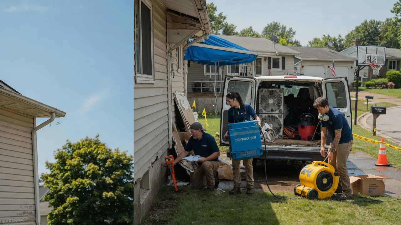 Ceiling Leak Cleanup in Momence, IL near me