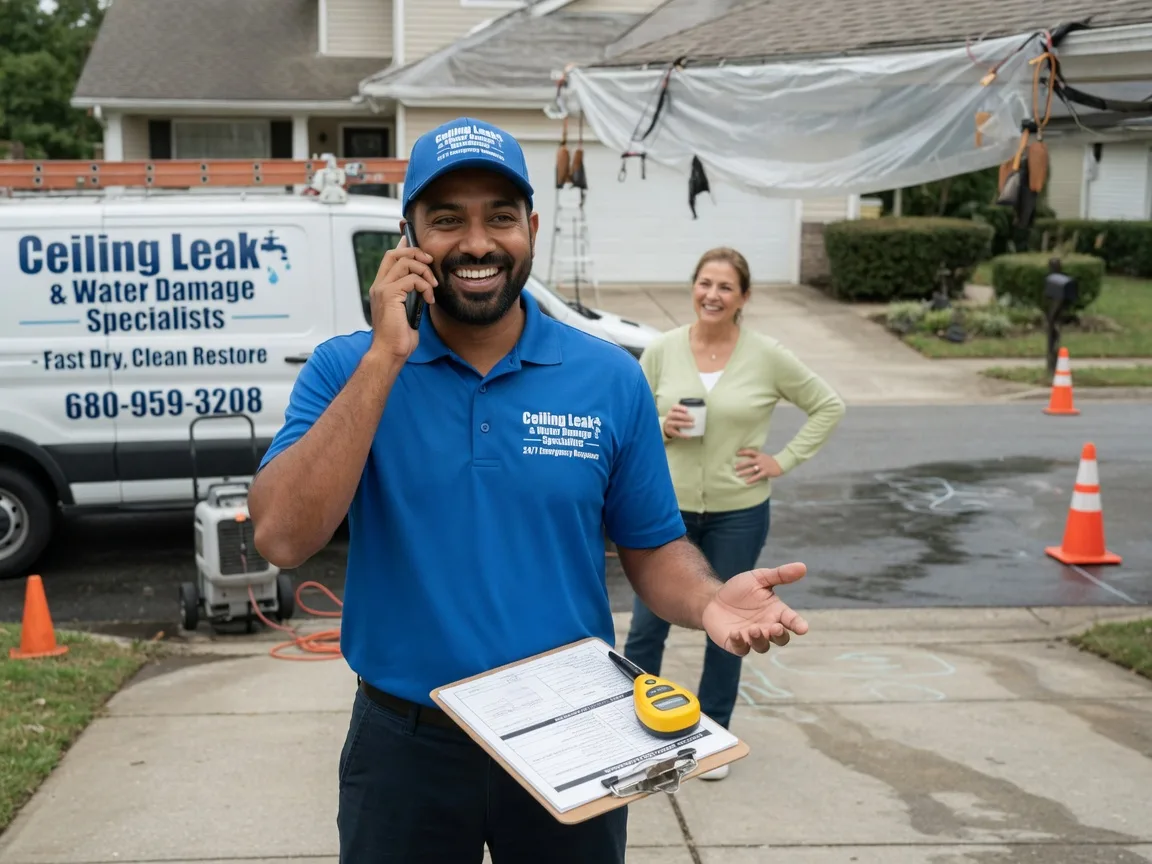Ceiling Leak Cleanup Momence, IL FAQs